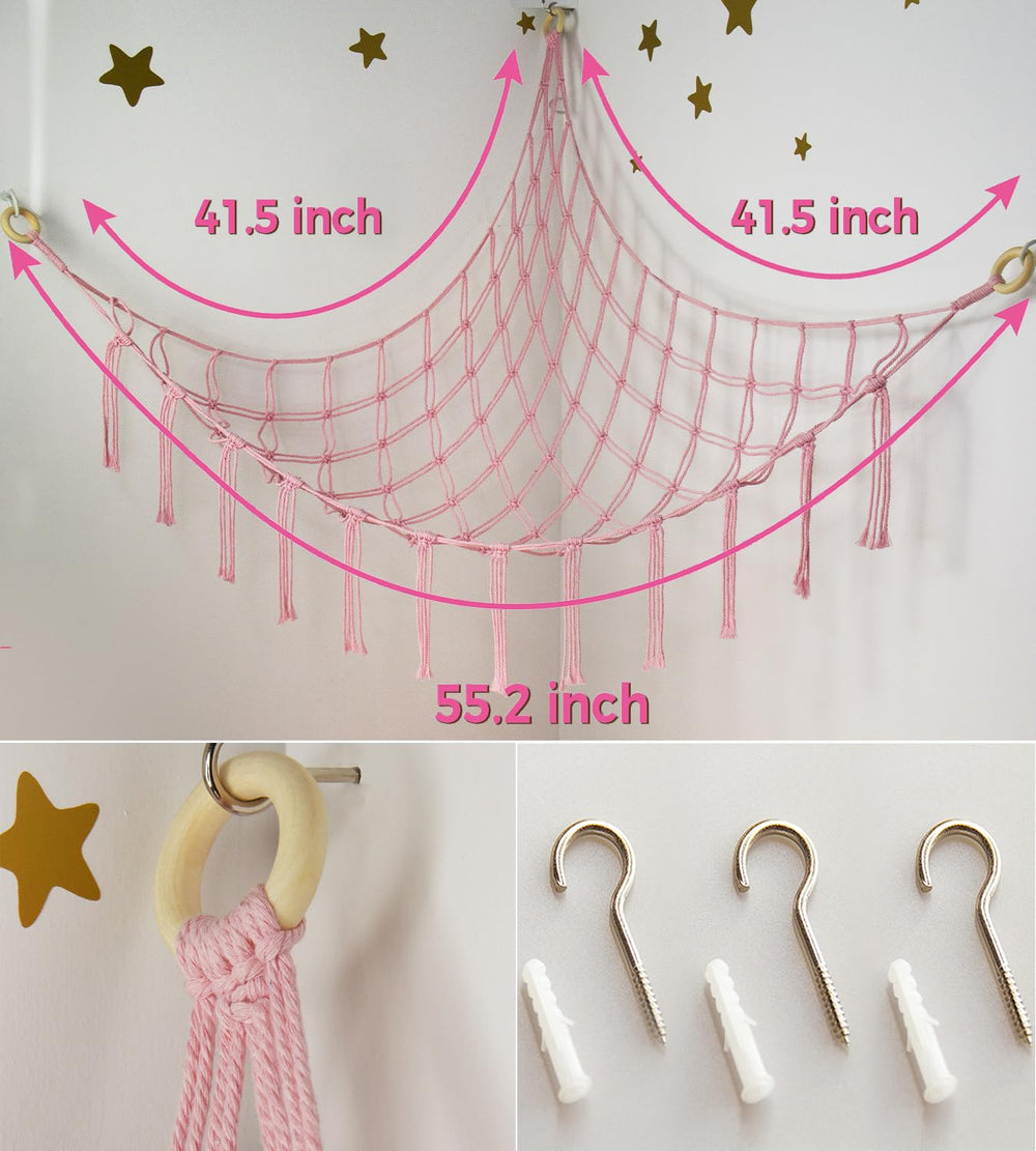 Mirolam premium cotton macrame net emphasizes quality and long-lasting use.