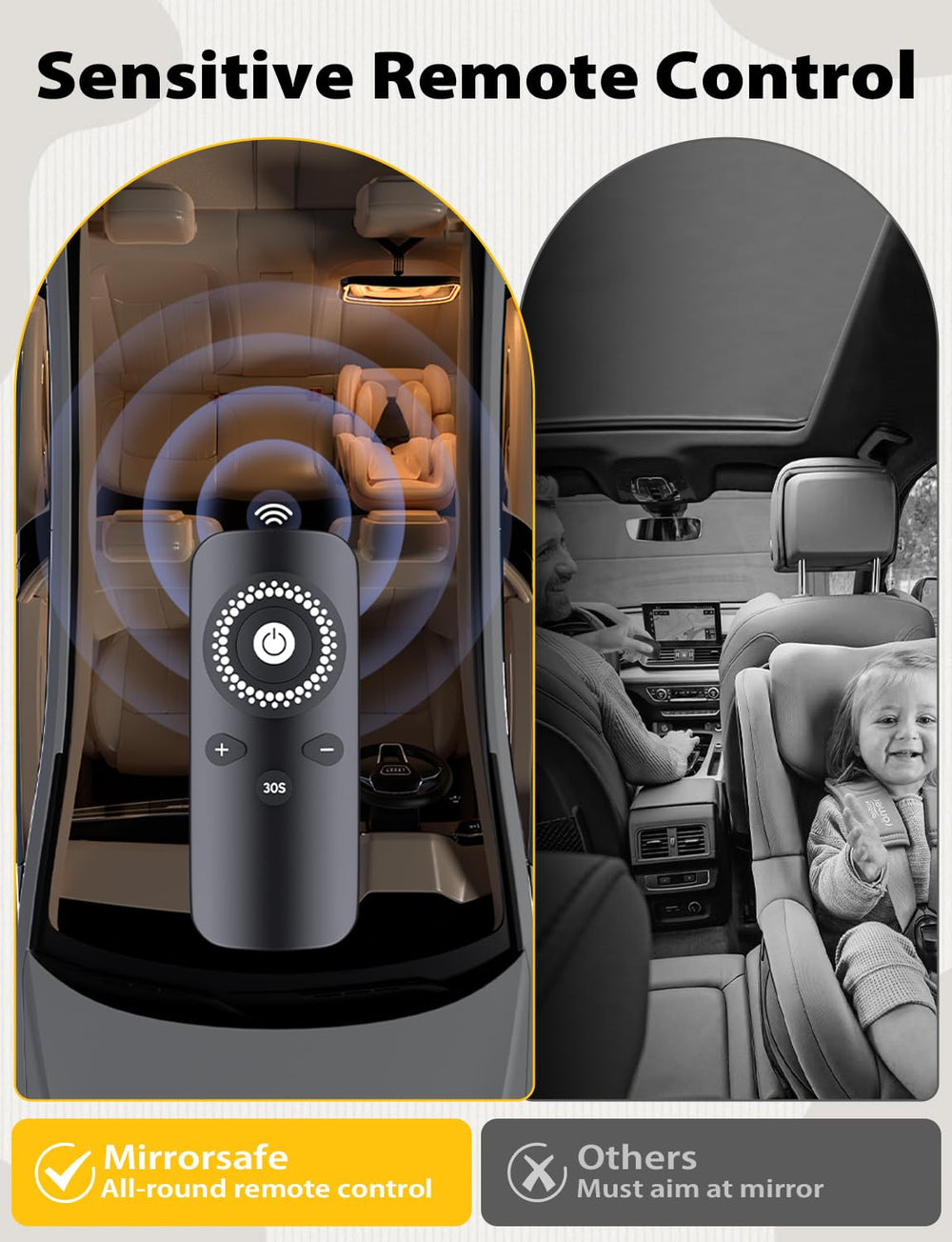 Mirrorsafe 10ft charging cable enables flexible power options in cars