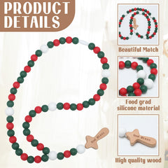 Misdary Baby Rosary dark green beads highlight vibrant baptism keepsake.