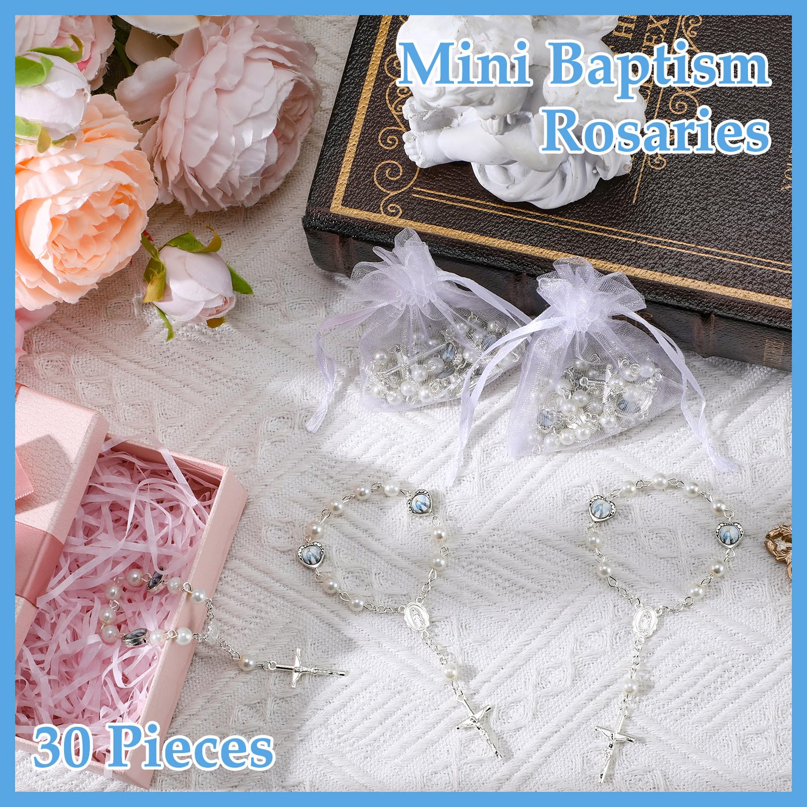 Misdary organza bags packaging ready-to-gift favors for weddings and first communions
