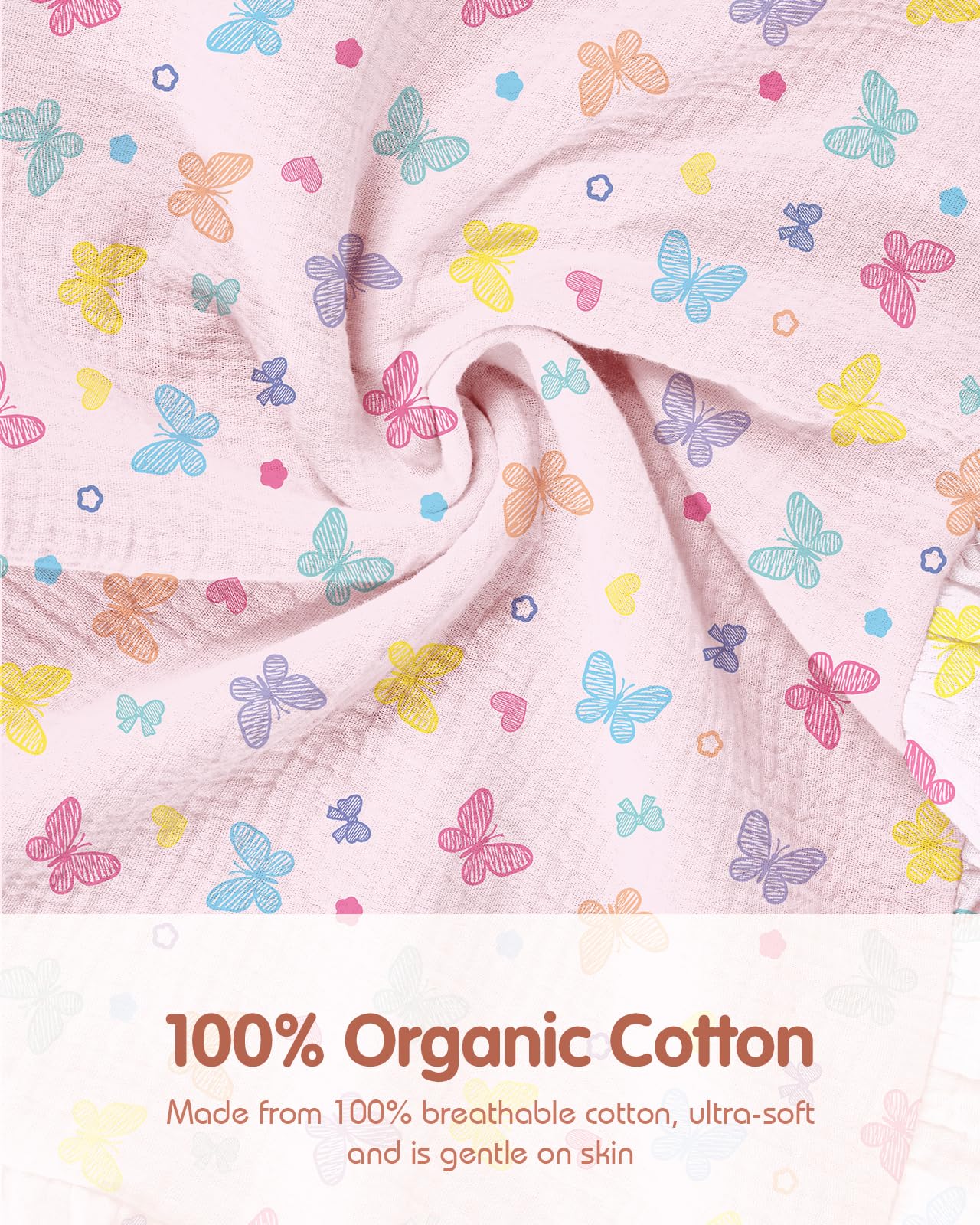 Miss Adola 13x18 pillowcase fits crib or toddler beds for travel and nap time.