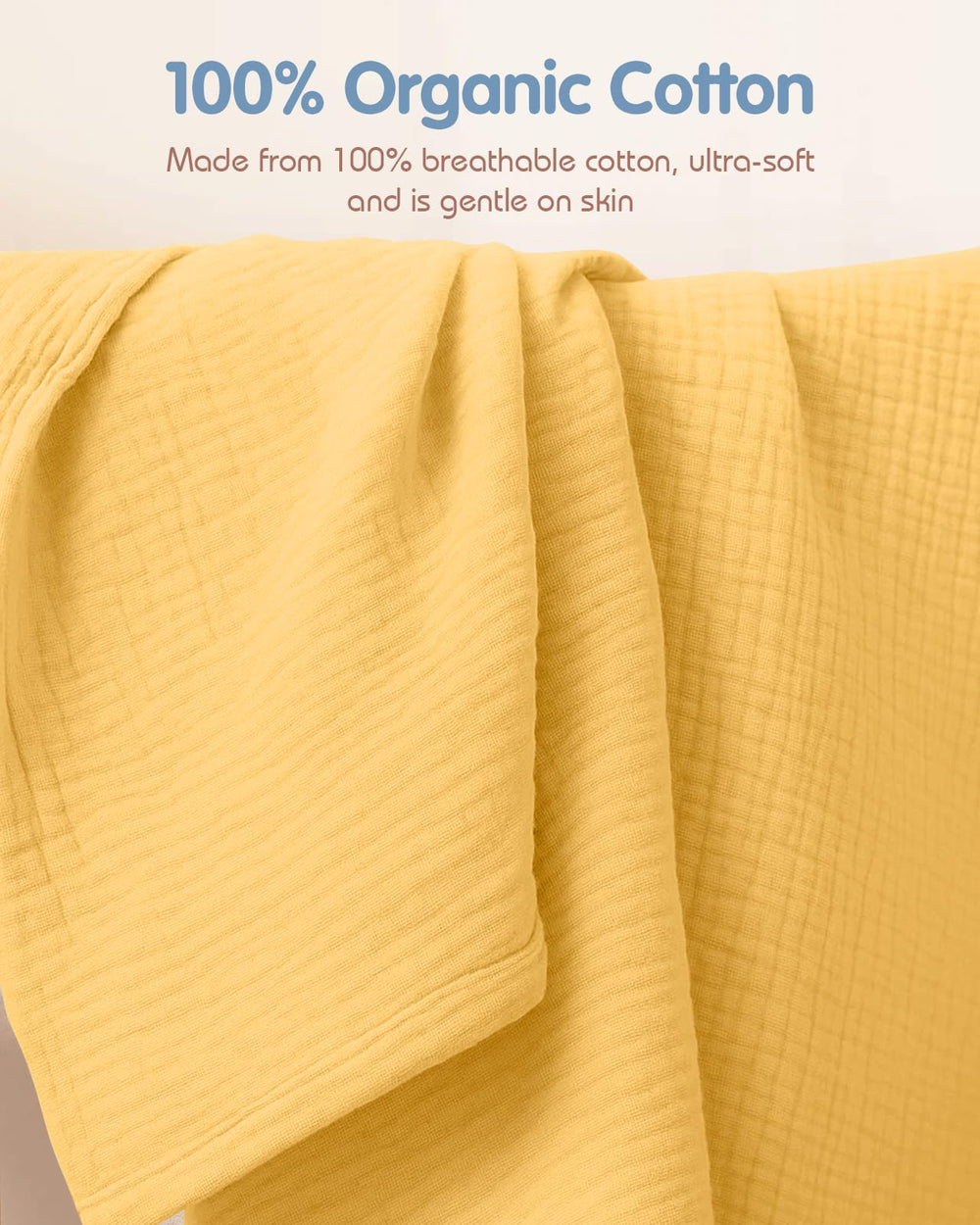 Miss Adola cotton texture close-up highlights soft fabric for comfortable sleep.