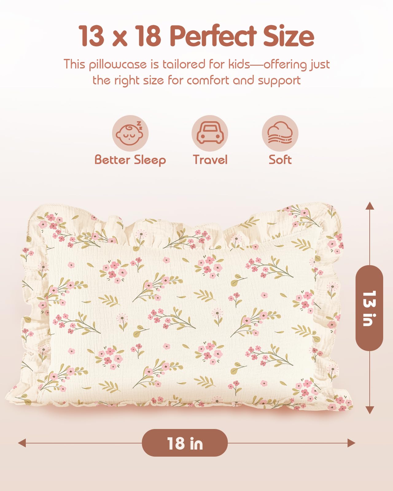 Miss Adola envelope closure prevents zipper contact while replacing the pillow core.