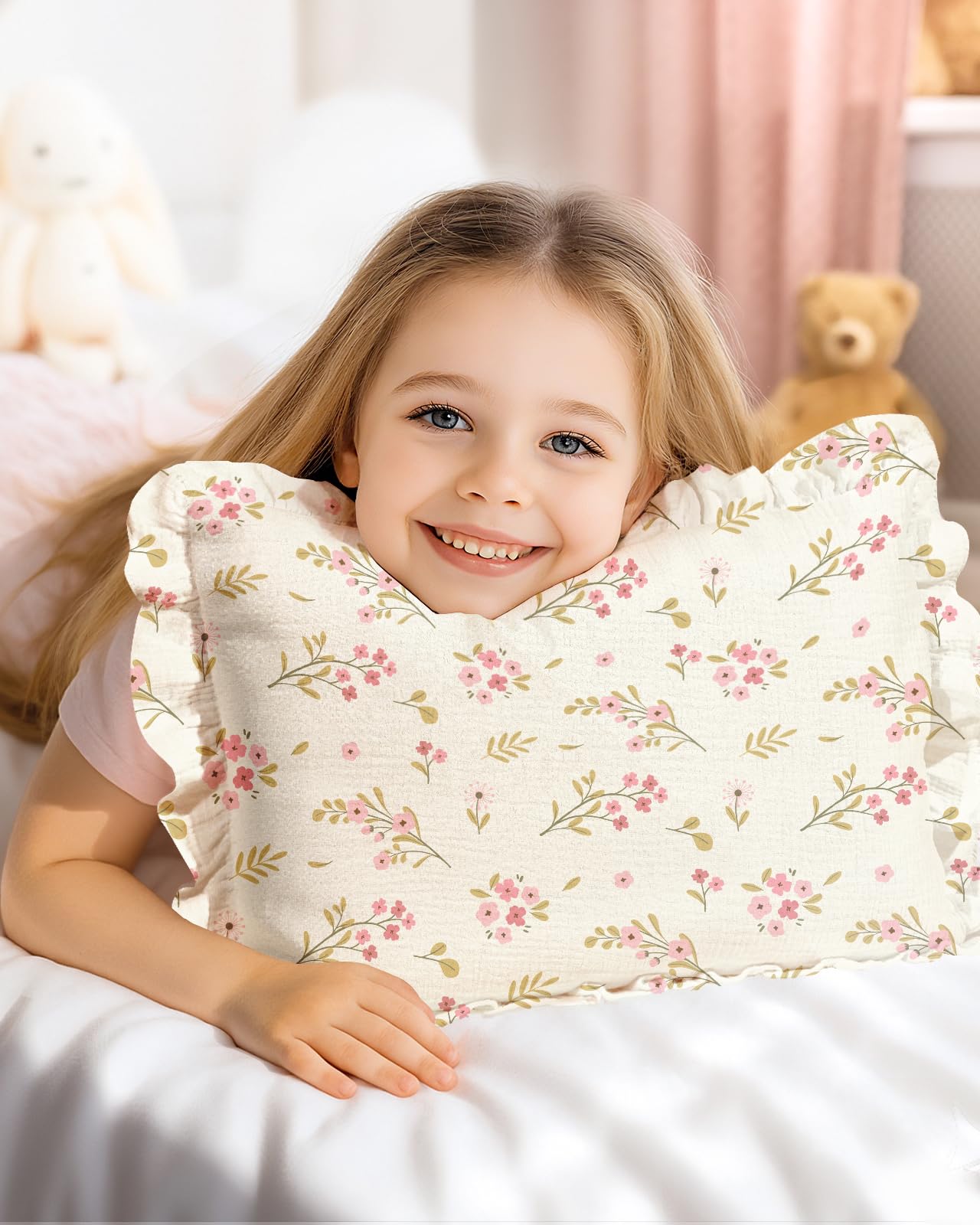Miss Adola flower branch design enhances nursery decor with playful charm.