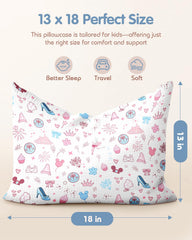 Miss Adola soft cotton toddler pillowcase closeup highlights gentle touch.