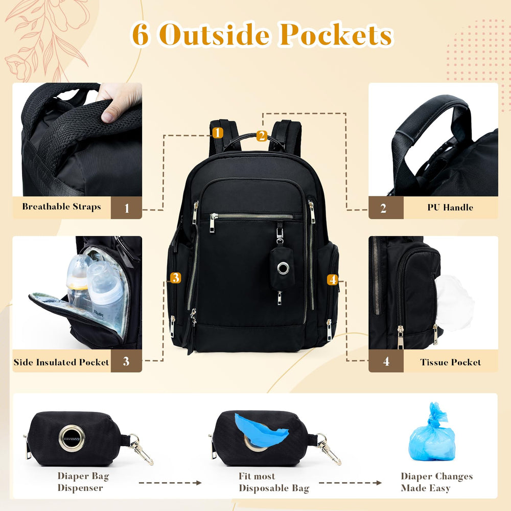 Miss Fong lightweight waterproof nylon keeps you prepared in wet conditions.