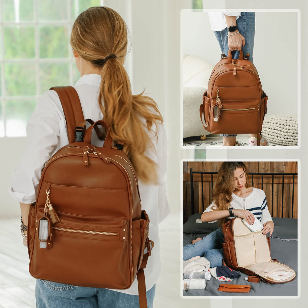 miss fong diaper bag backpack changing pad for on-the-go comfort during baby care.