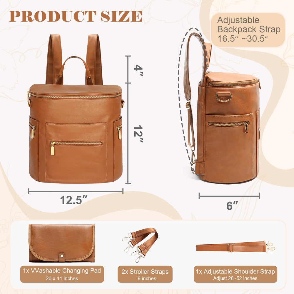 miss fong diaper bag backpack insulated-bottle-pockets keep feeds at the right temperature