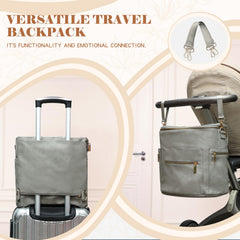miss fong diaper bag backpack insulated bottle pockets keep drinks ready.