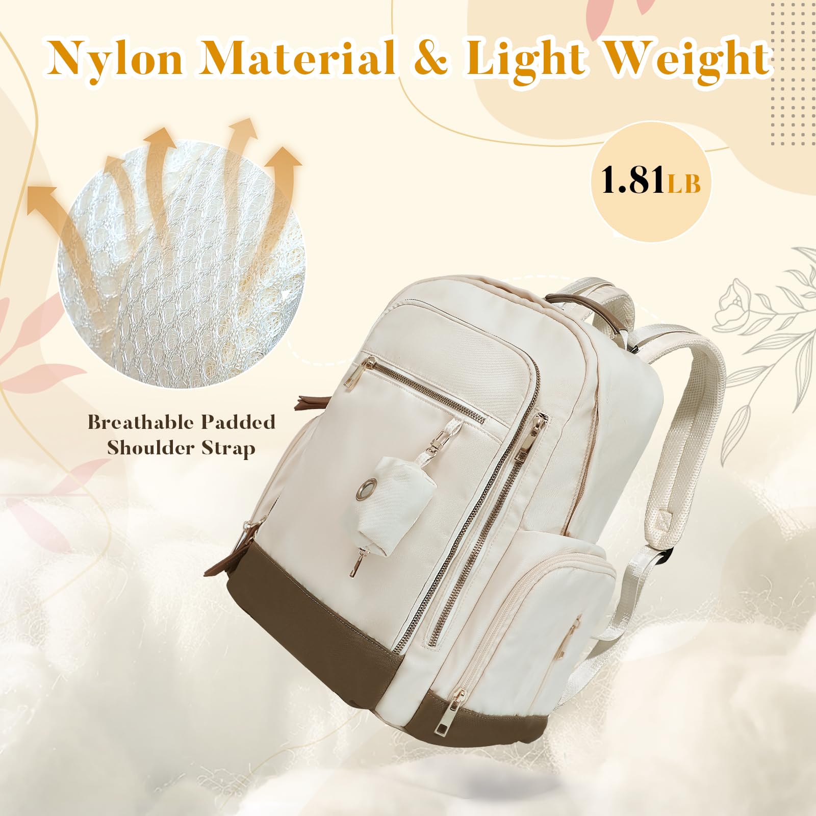 Miss Fong diaper bag backpack luggage sleeve for easy airport transit