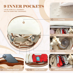miss fong diaper bag backpack stroller-straps offer hands-free versatility for parents