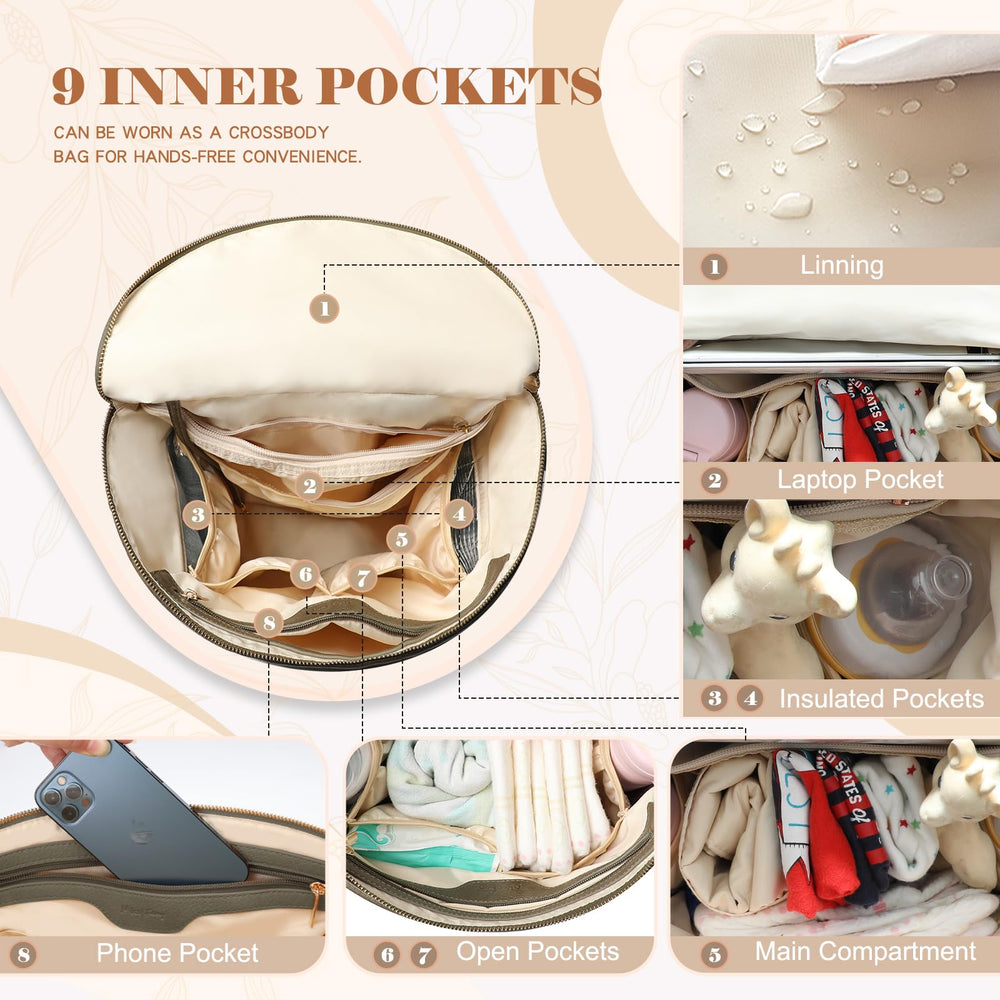 miss fong forest diaper bag stroller straps add travel convenience