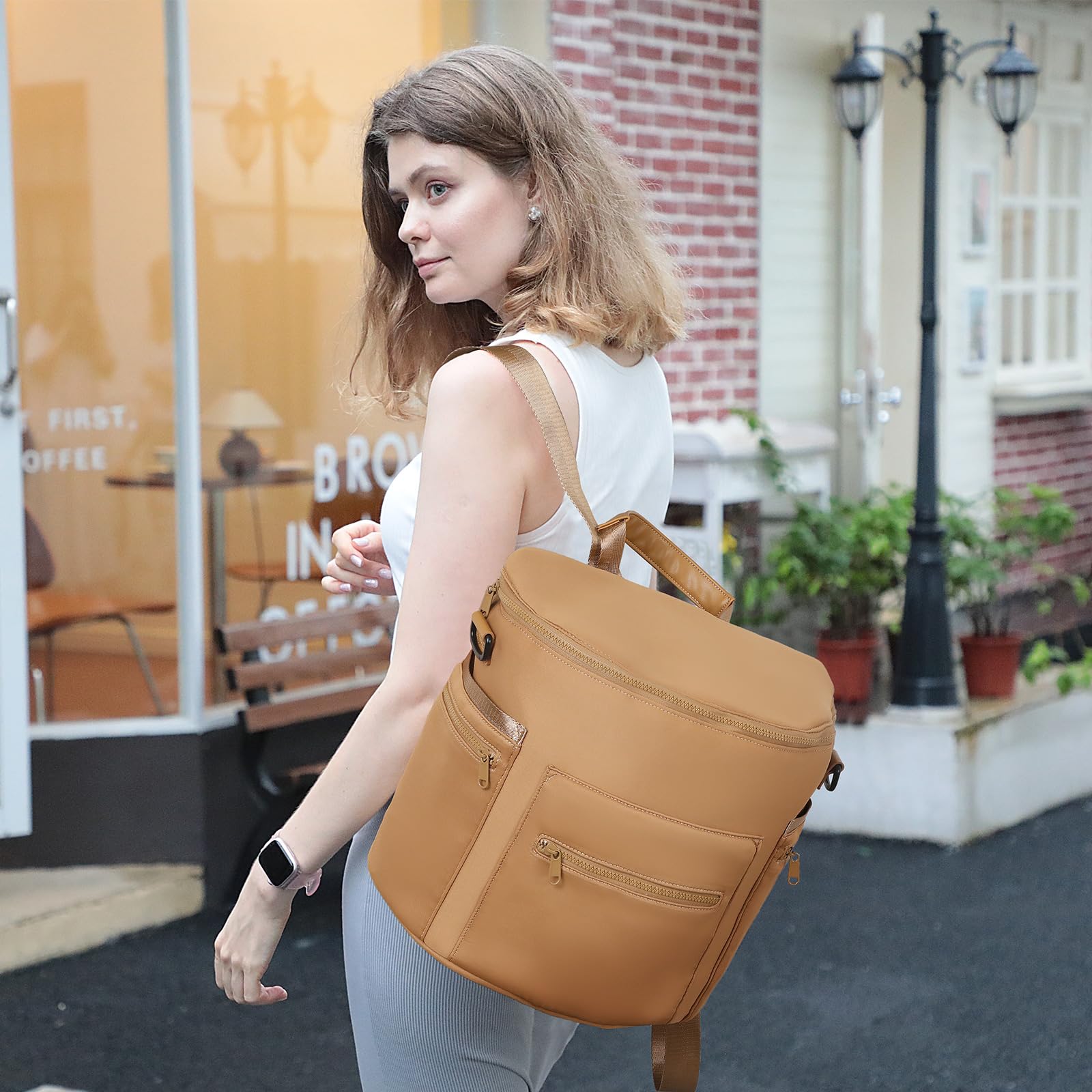 Miss Fong neoprene diaper bag adjustable straps ensure comfortable carrying all day
