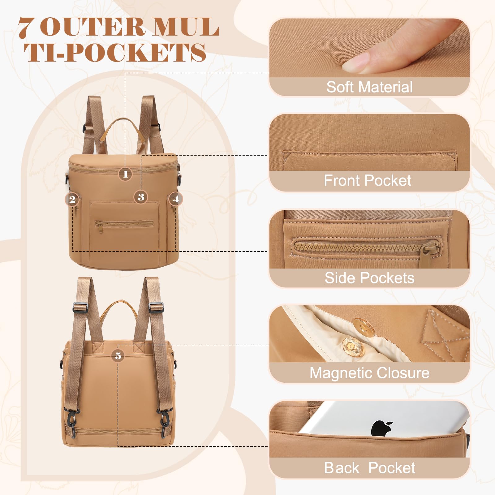 Miss Fong neoprene diaper bag changing pad highlights convenient on-site diaper changes