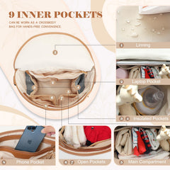 Miss Fong neoprene diaper bag insulated bottle pockets support on-the-go feeding