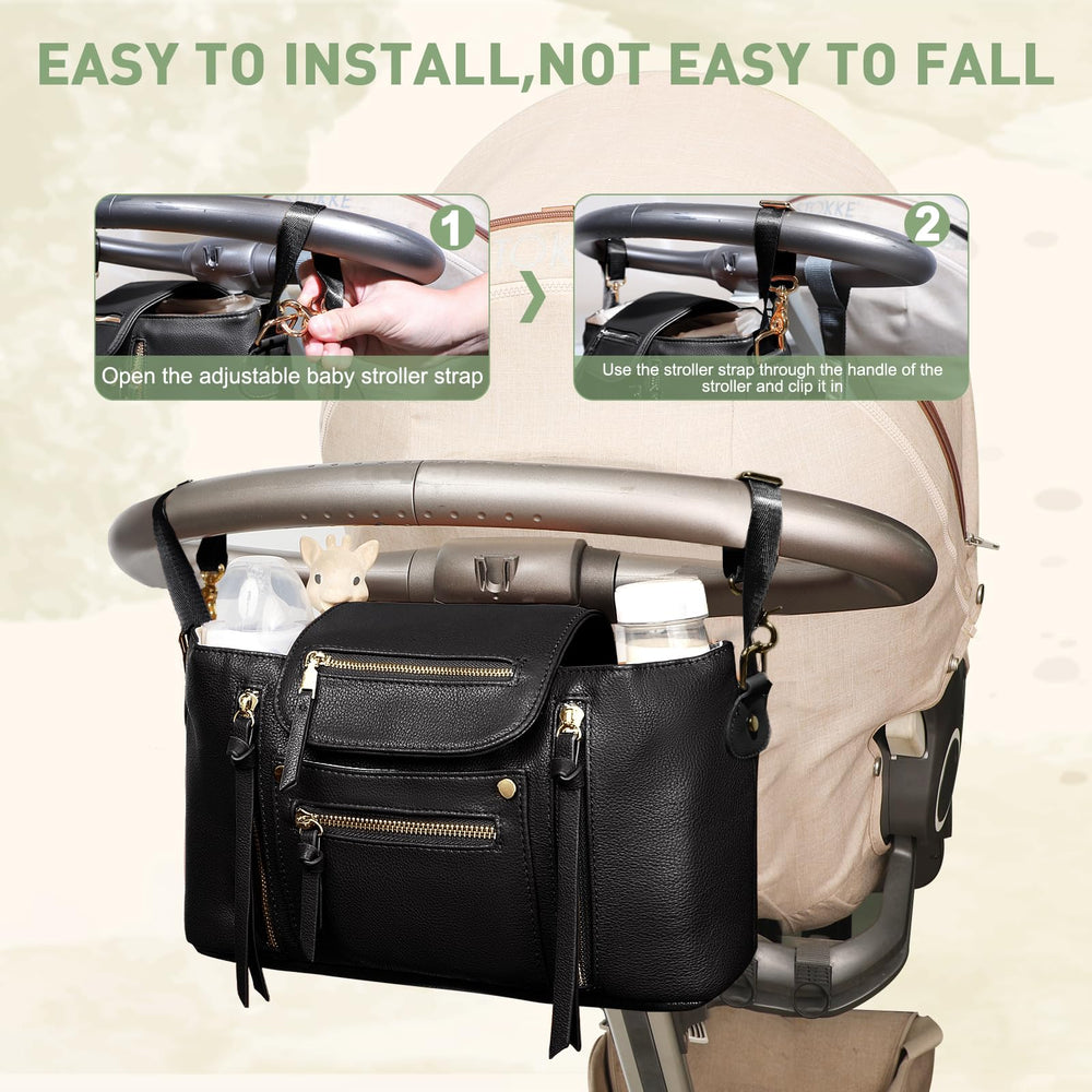 Miss Fong stroller organizer adjustable strap fits many strollers