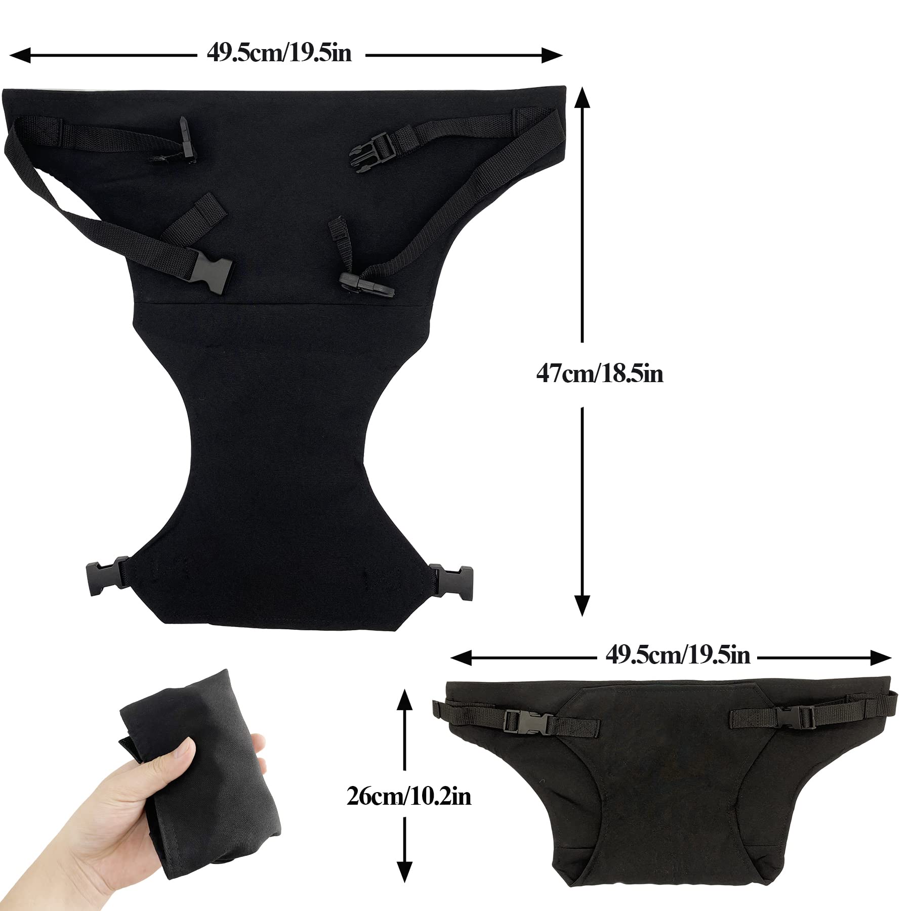 MISSEIAR baby harness seat machine-washable for easy cleanup.