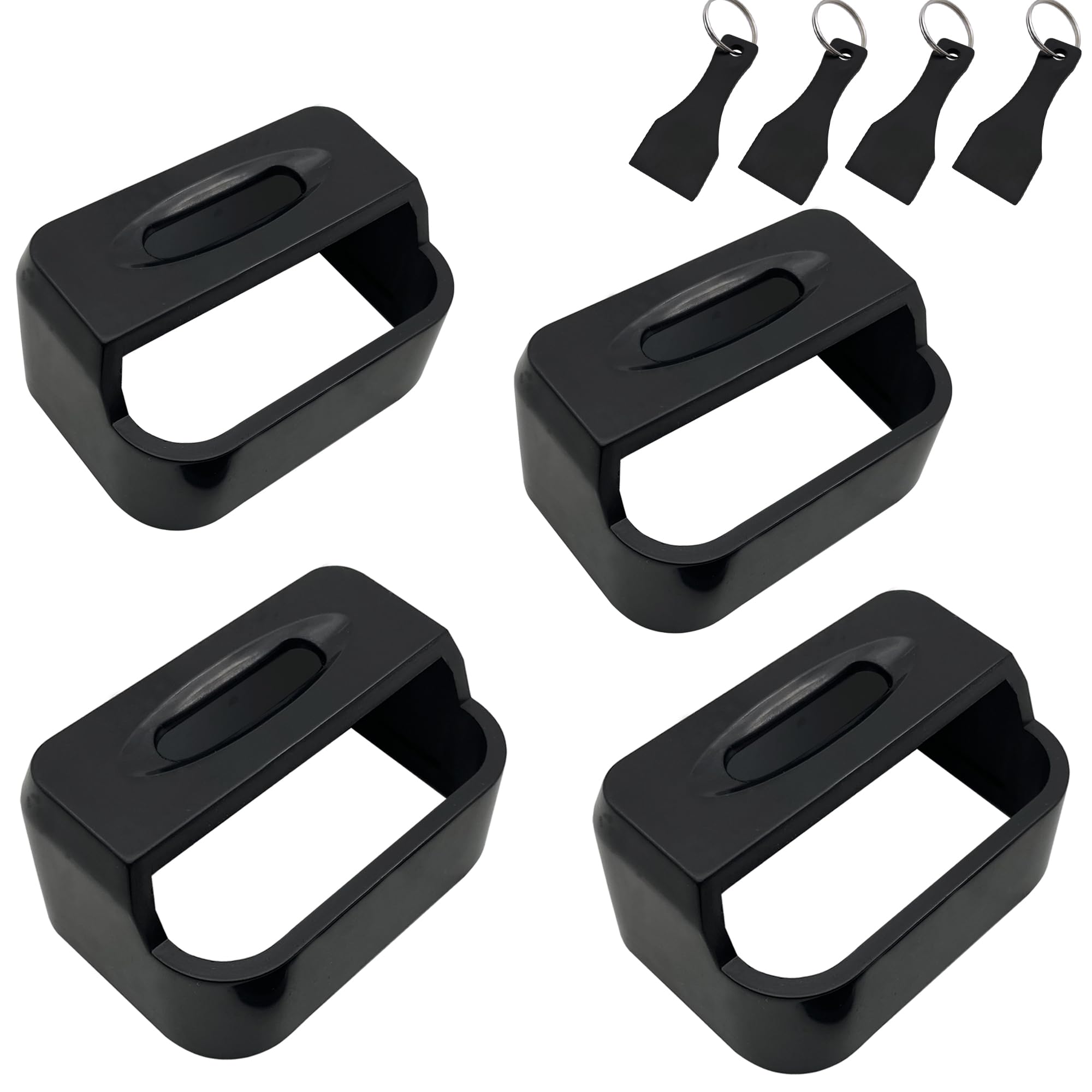 MISSEIAR buckle guard four-pack packaging for travel readiness.