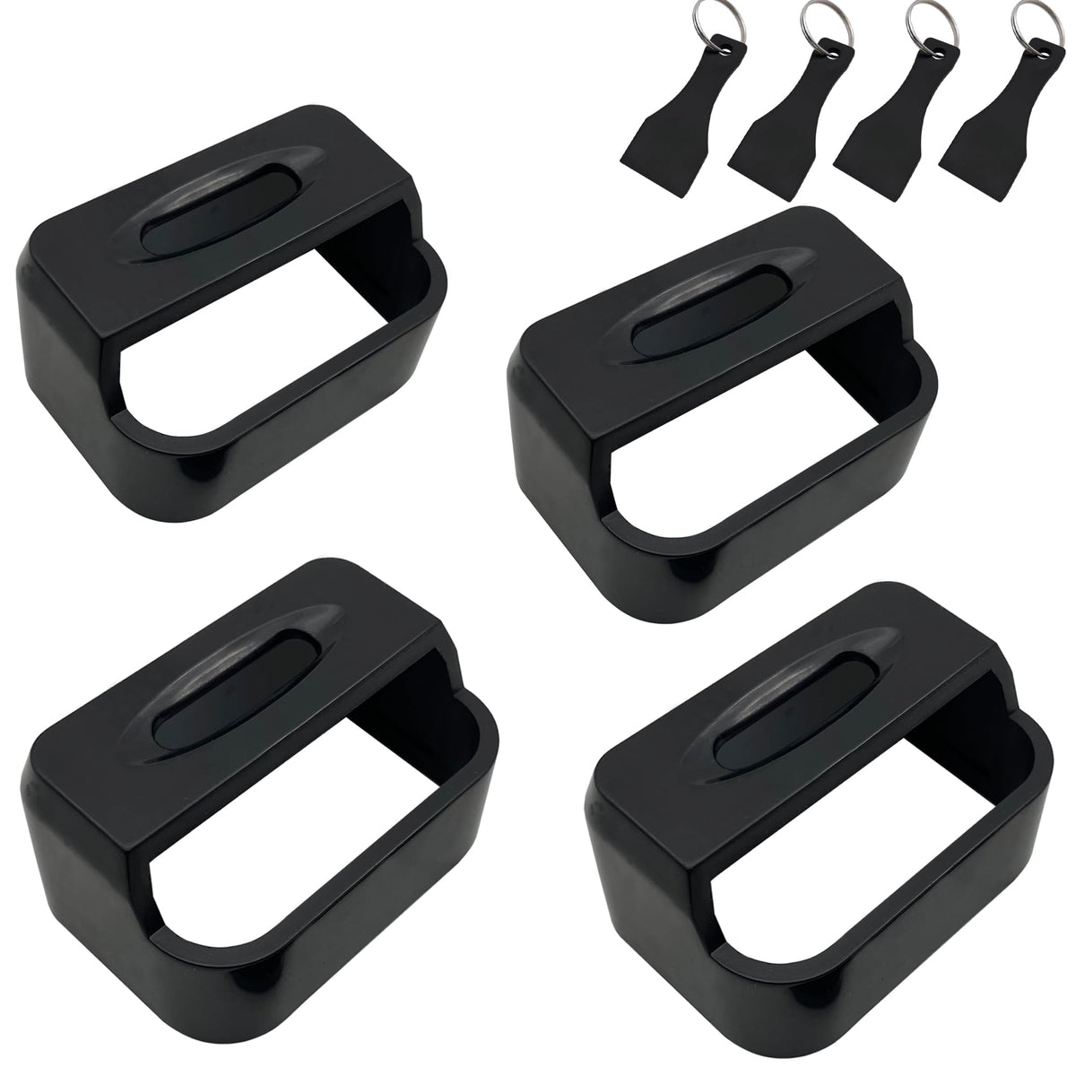 MISSEIAR buckle guard four-pack packaging for travel readiness.