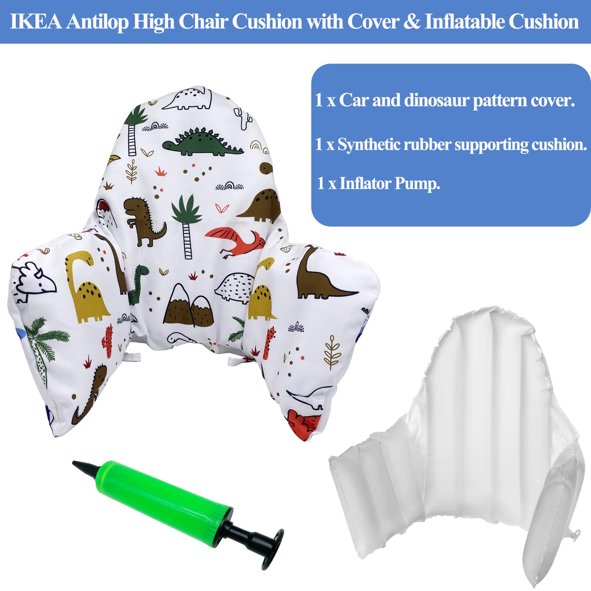 MISSEIAR built-in inflatable cushion demonstrates adjustable comfort during meals.