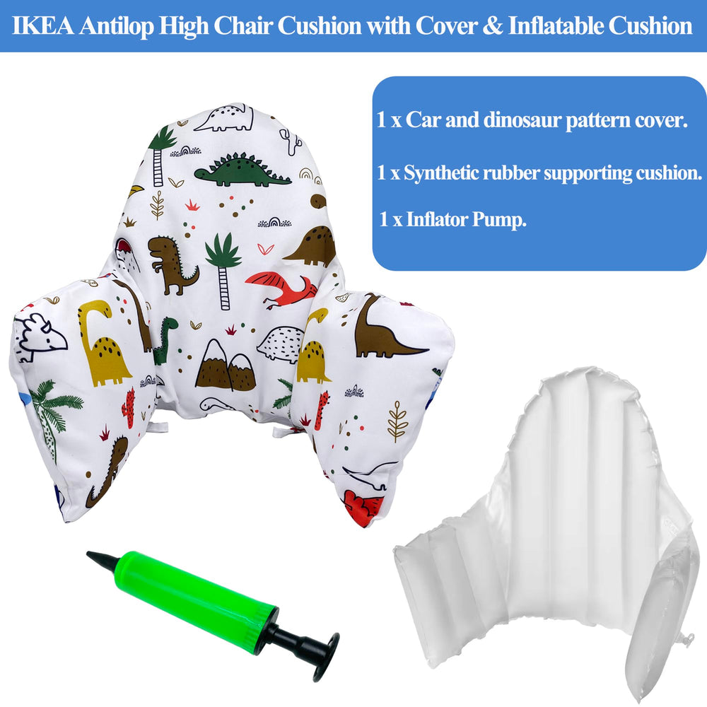 MISSEIAR built-in inflatable cushion demonstrates adjustable comfort during meals.