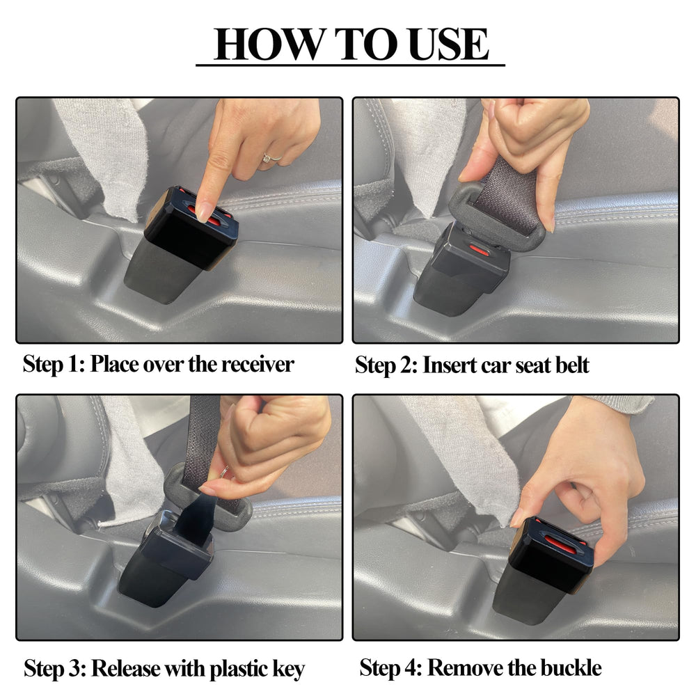 MISSEIAR durable ABS plastic construction for lasting car-seat security.