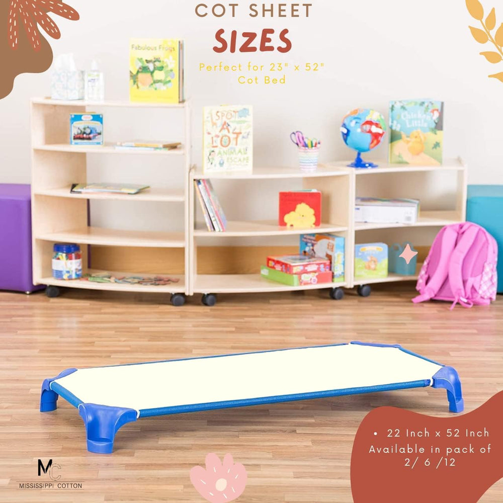 22x40 cot sheet fit on preschool cot—versatile daycare compatibility
