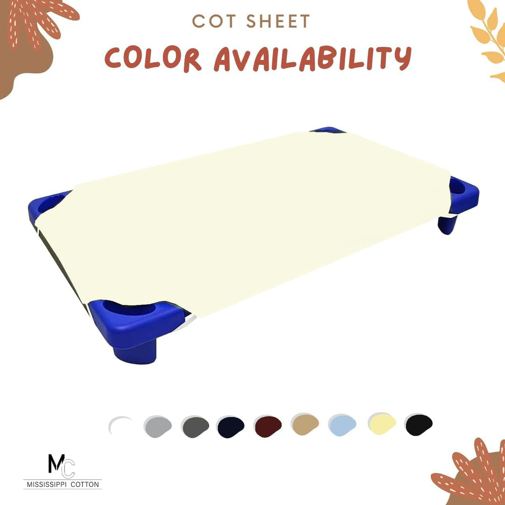 Mississippi Cotton machine washable sheet dries quickly for busy daycare routines.
