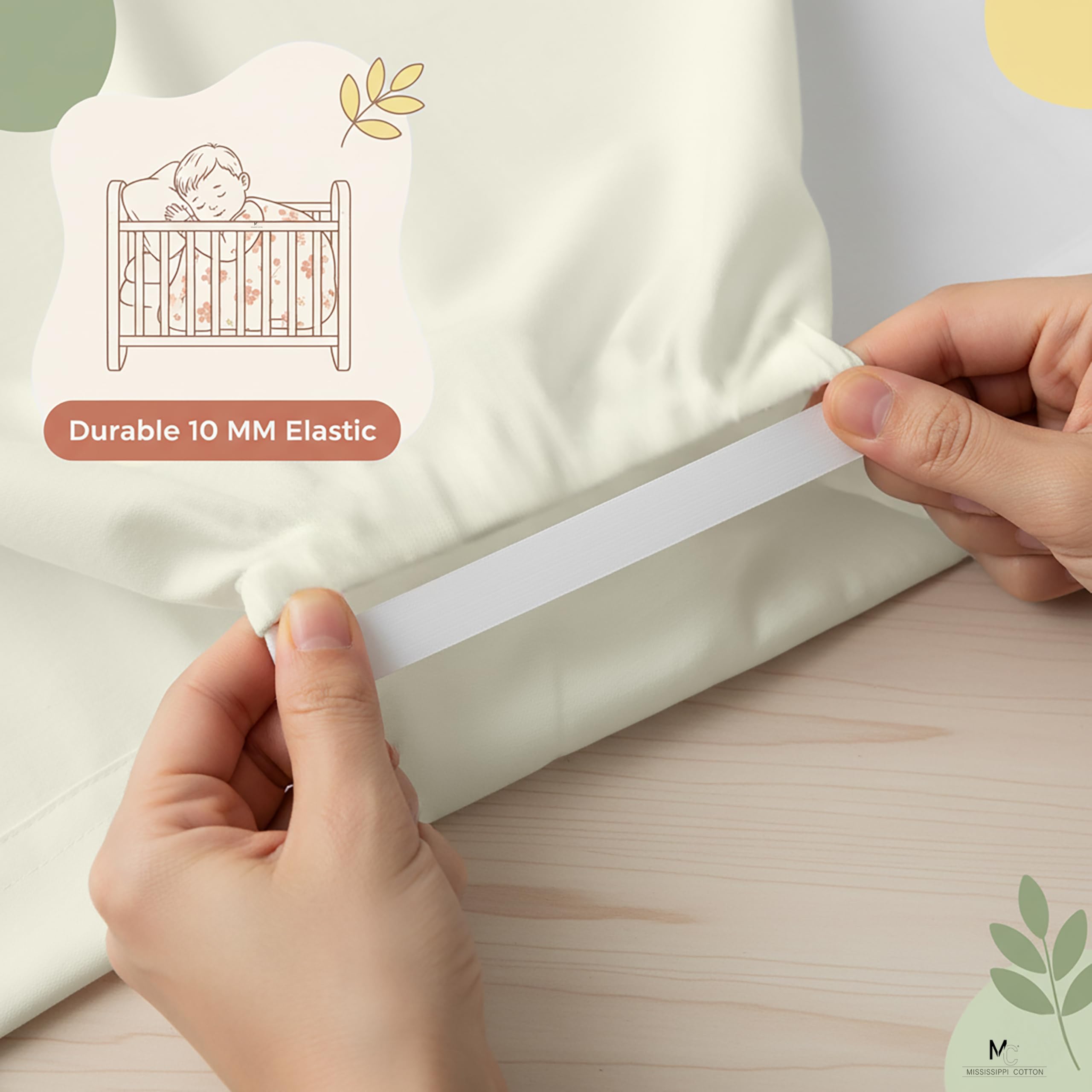 Mississippi Cotton pre-washed fabric close-up shows minimal shrinkage and long-lasting fit.