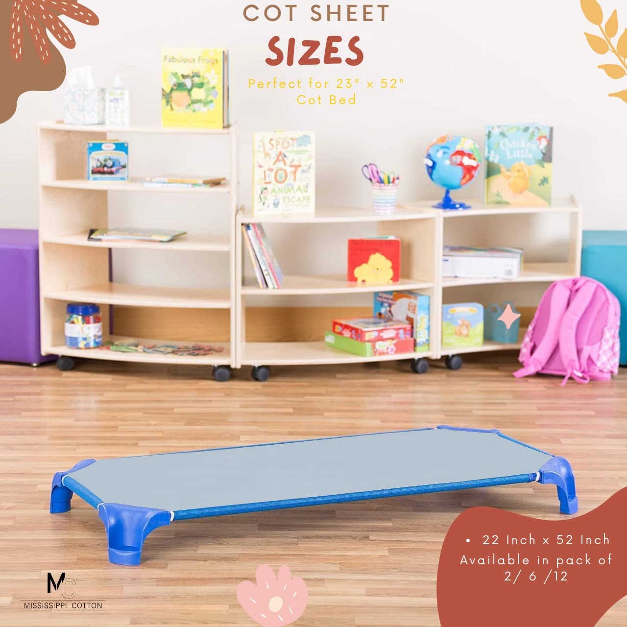 Durable elastic strap demonstration on Mississippi Cotton sheets—long-lasting use