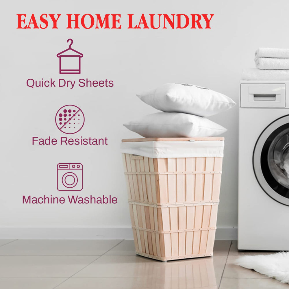 Mississippi Cotton cot sheets—easy-care machine wash and quick dry