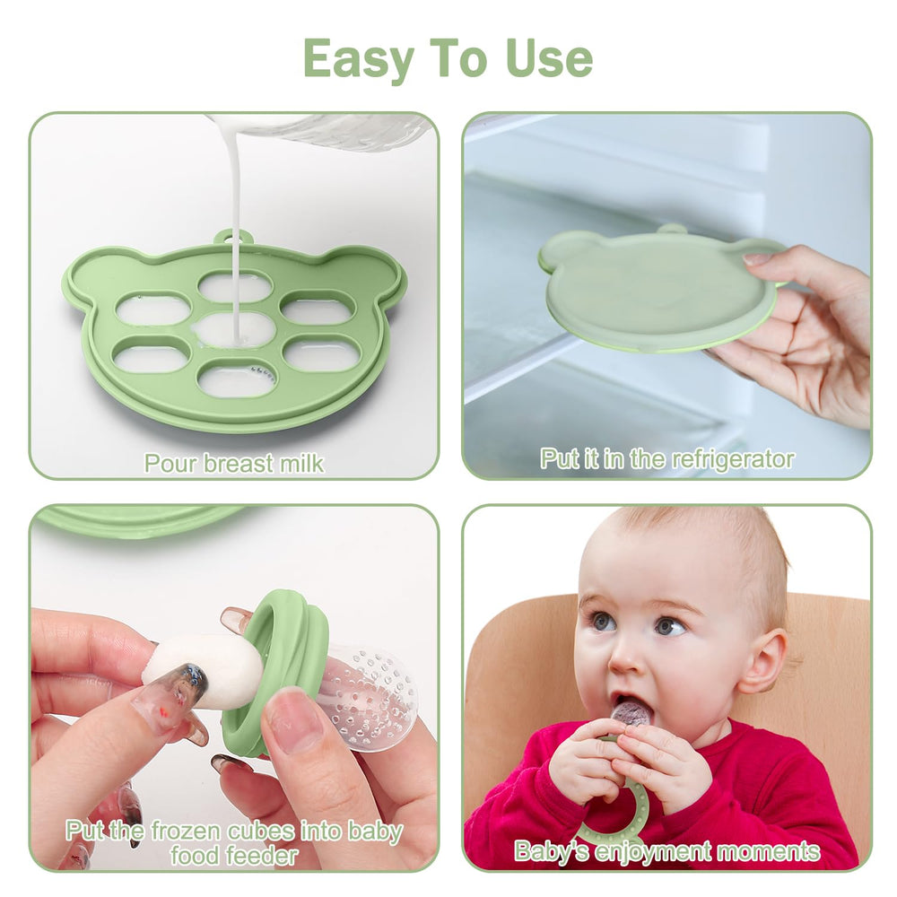 MISSLILI extra silicone nipples pack for extended feeding options.