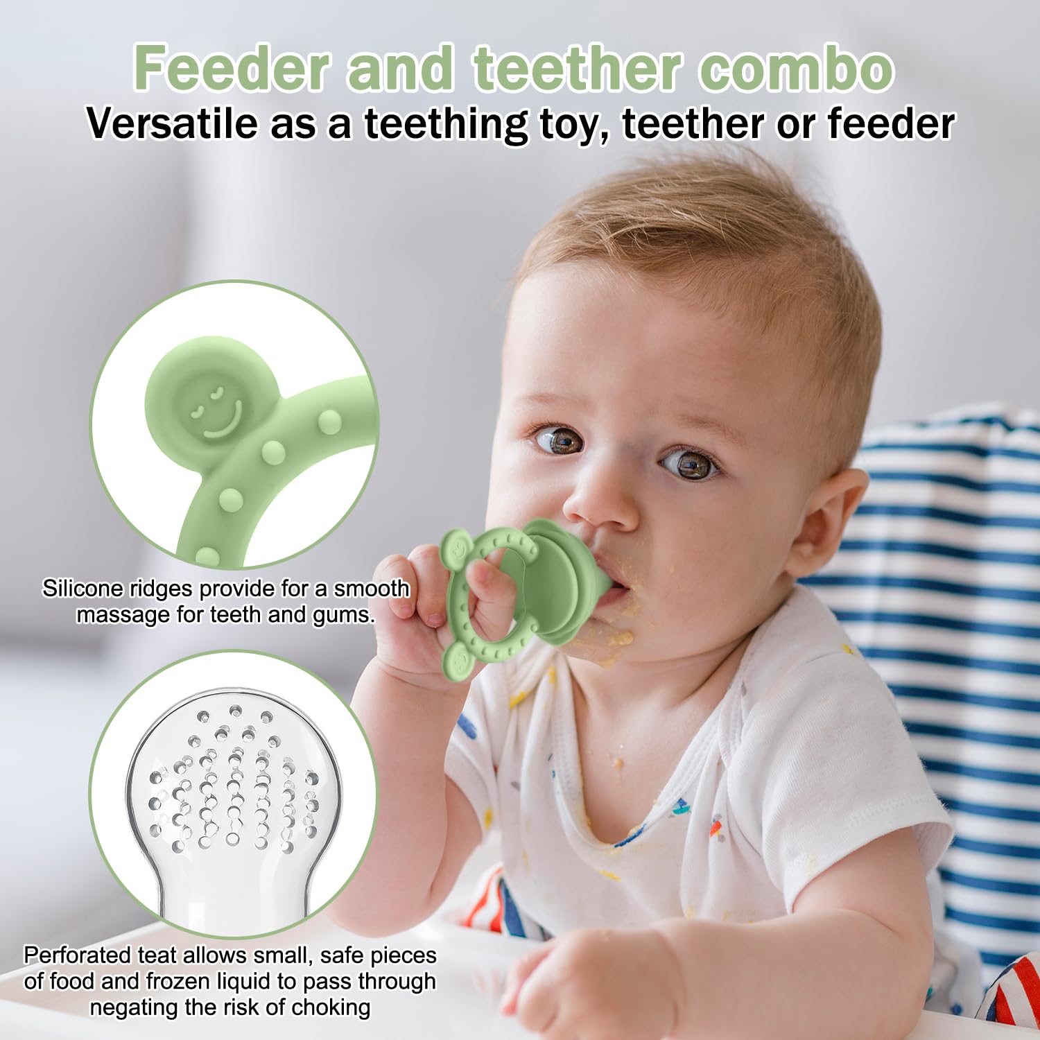 MISSLILI freezer tray with frozen pieces, ready for quick meals.