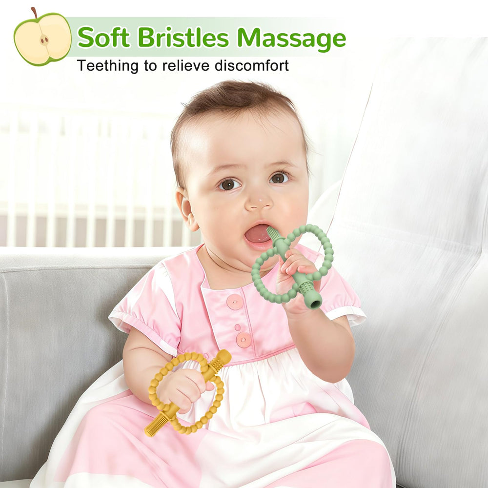 MISSLILI teether can be chilled for cooling relief