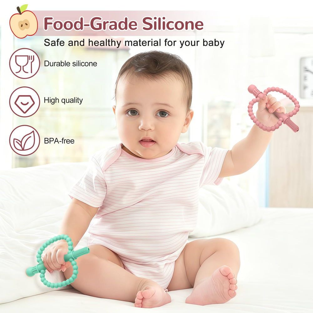 MISSLILI teether dishwasher-safe and easy to sterilize for busy caregivers