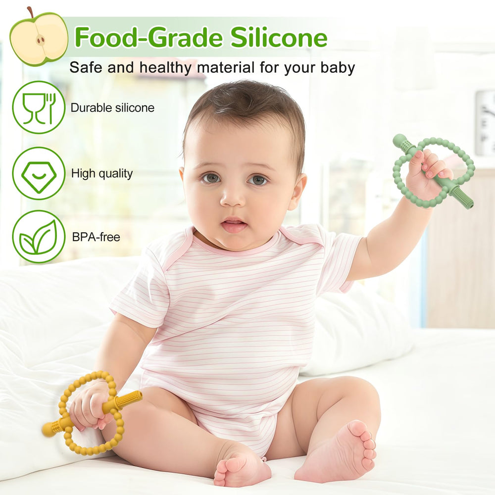 MISSLILI teether with ergonomic design for small hands