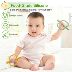 MISSLILI teether with ergonomic design for small hands