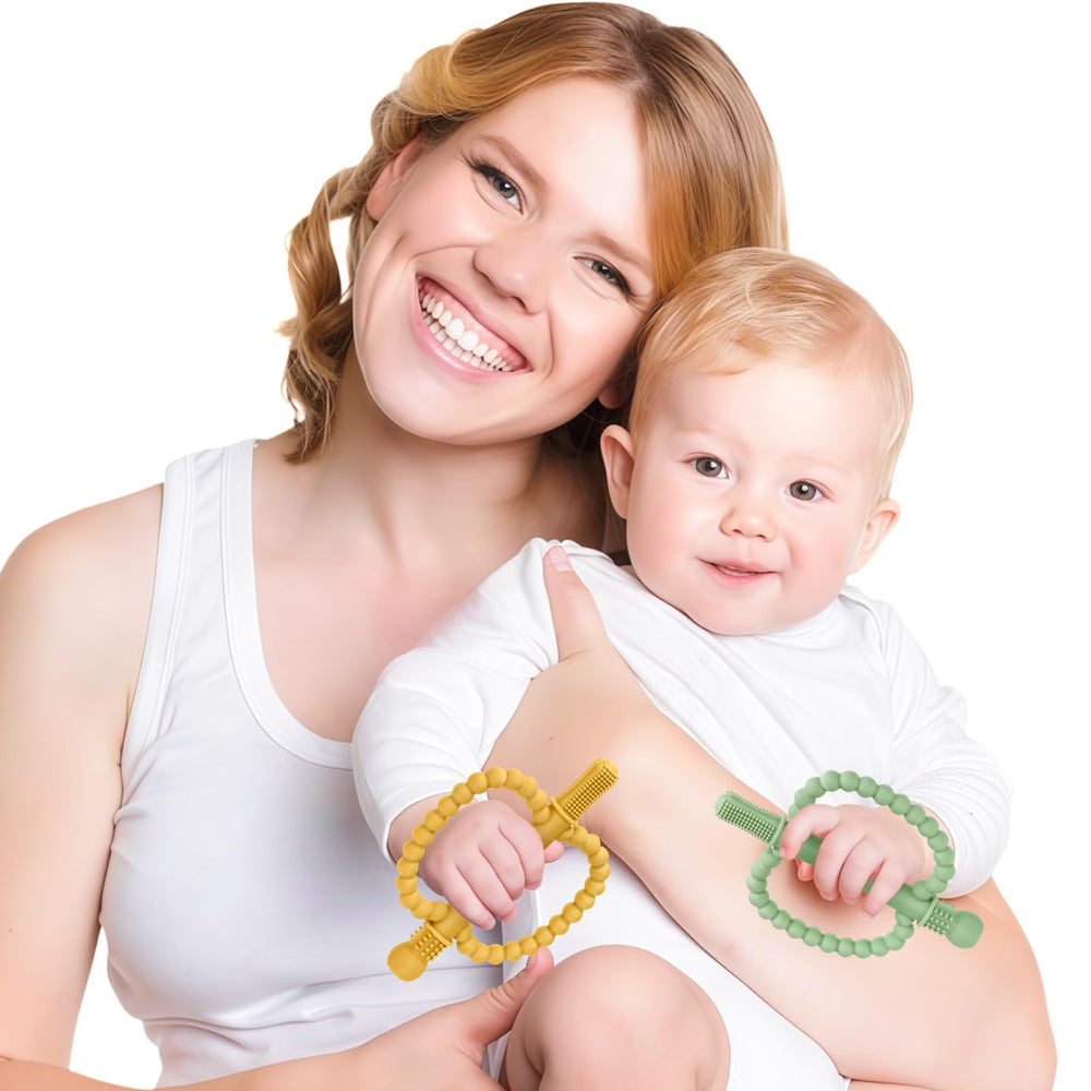 MISSLILI two-pack teething toy gift set for babies