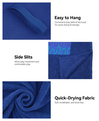 MissShorthair poncho towel pool changing robe—absorbent fabric for comfortable changing.