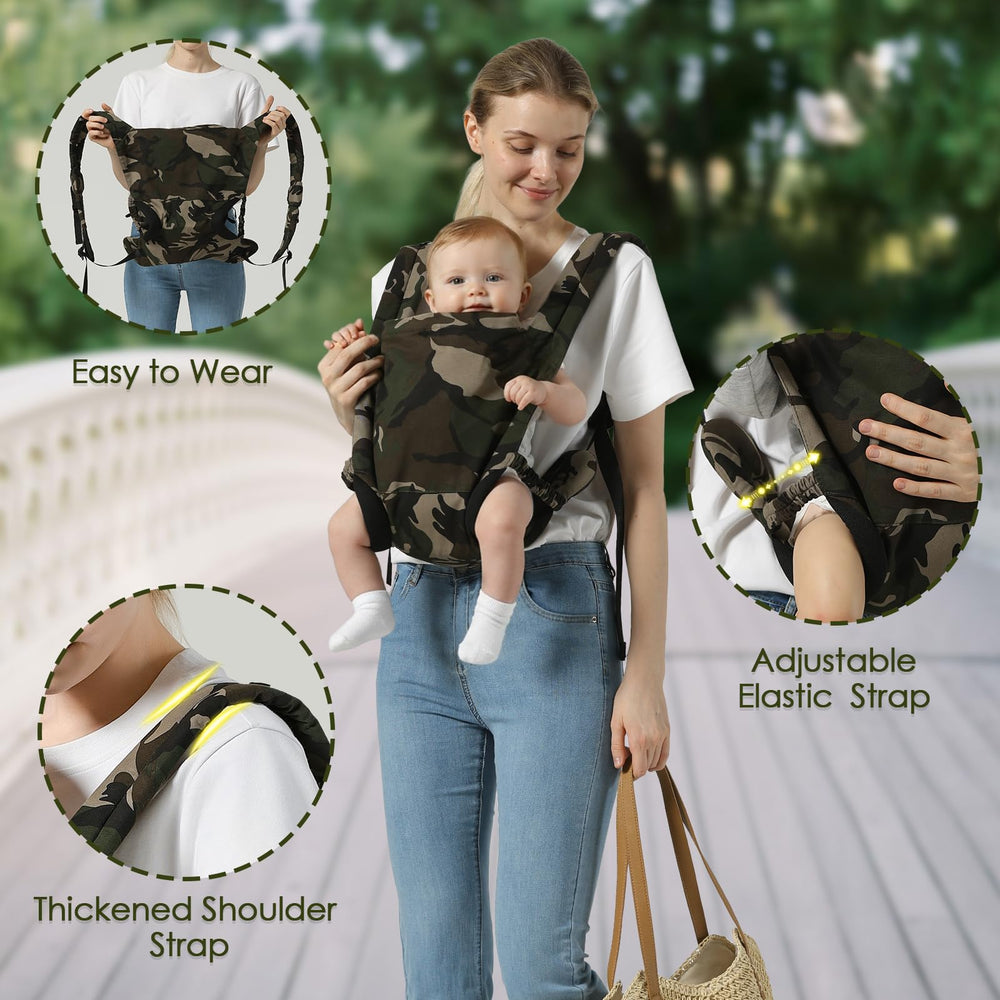 MISSWISDOM camouflage ergonomic-strap close-up highlights secure, padded fit