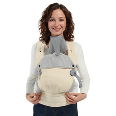 MISSWISDOM baby carrier cream front-wearing-infant for hands-free daily tasks