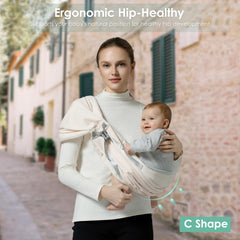 MISSWISDOM baby-sling-chest-adjustment-belt lets you bring baby closer for a secure fit