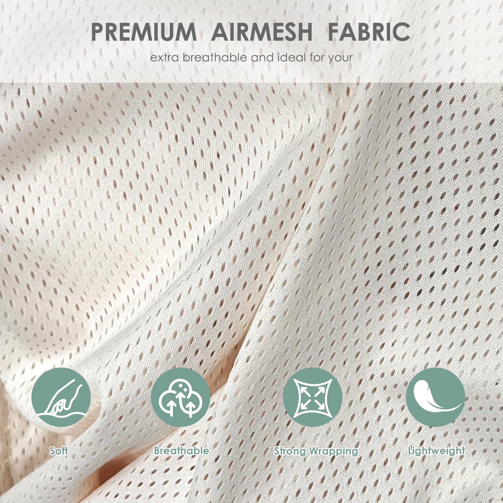 MISSWISDOM baby-sling-outdoor-use-quick-setup enables hands-free errands and easy trips