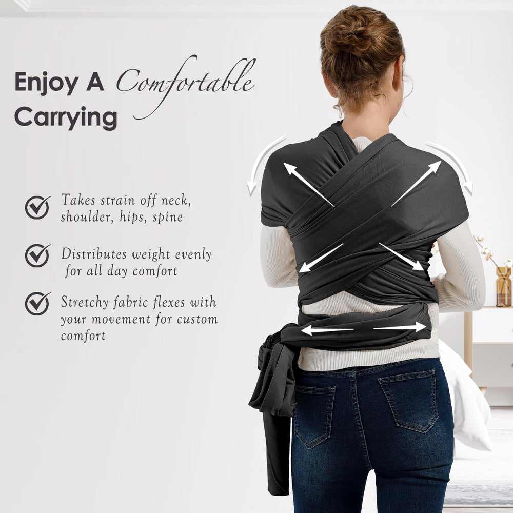 MISSWISDOM weight range 7-35 lbs supports newborn to infant comfortably