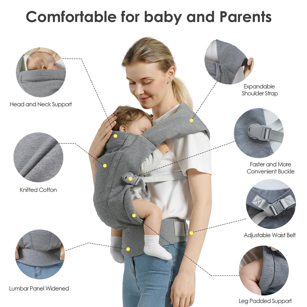 MISSWISDOM soft-knit fabric feels gentle on baby's skin for a cozy hug.