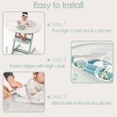 MITCHENIFY BPA-free Oxford cloth construction ensures durable, easy-clean use.
