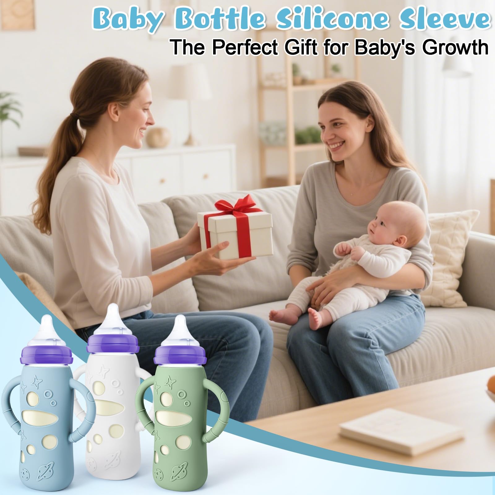 Mity Rain 3-pack provides practical protection for Lansinoh bottles daily use