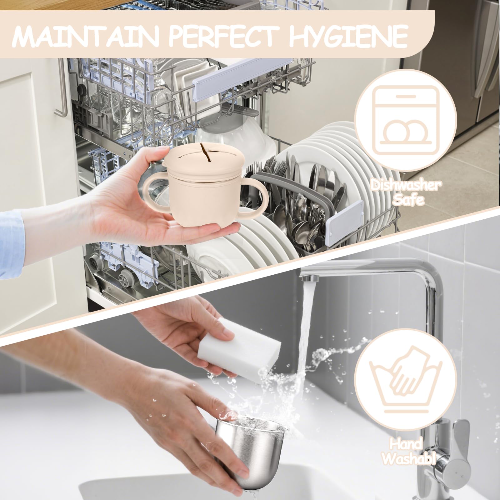 Mity rain 304 stainless steel base resists bumps and dings.