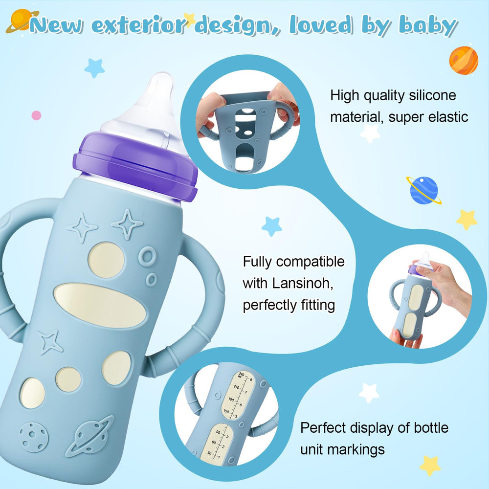 Mity Rain protective sleeve with handle-compatible design for safe bottle handling