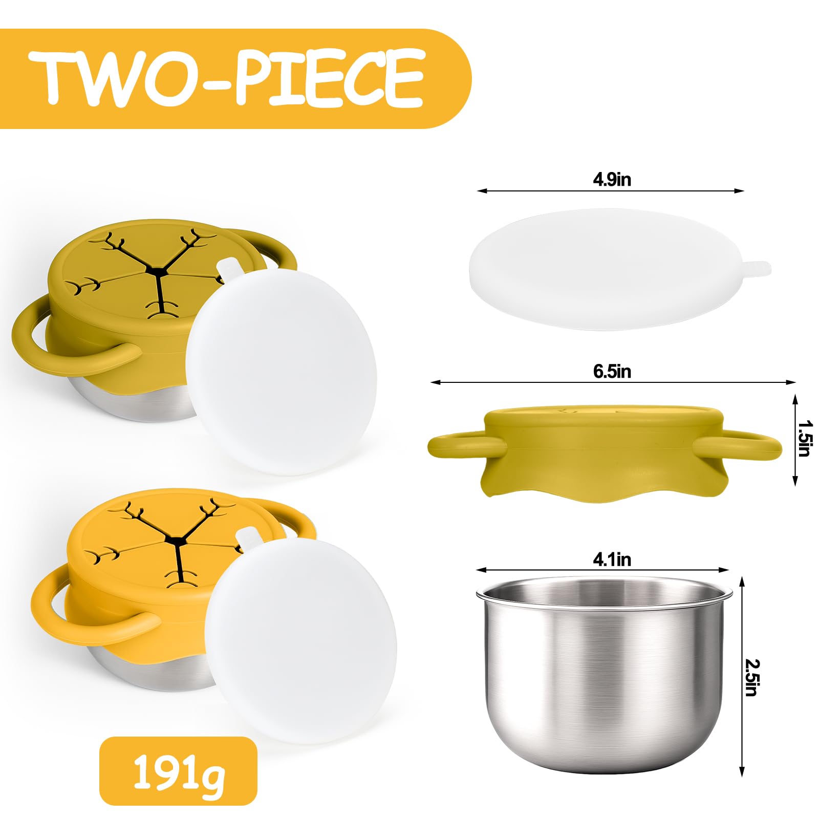 Mity Rain silicone lids top with petal opening for easy access